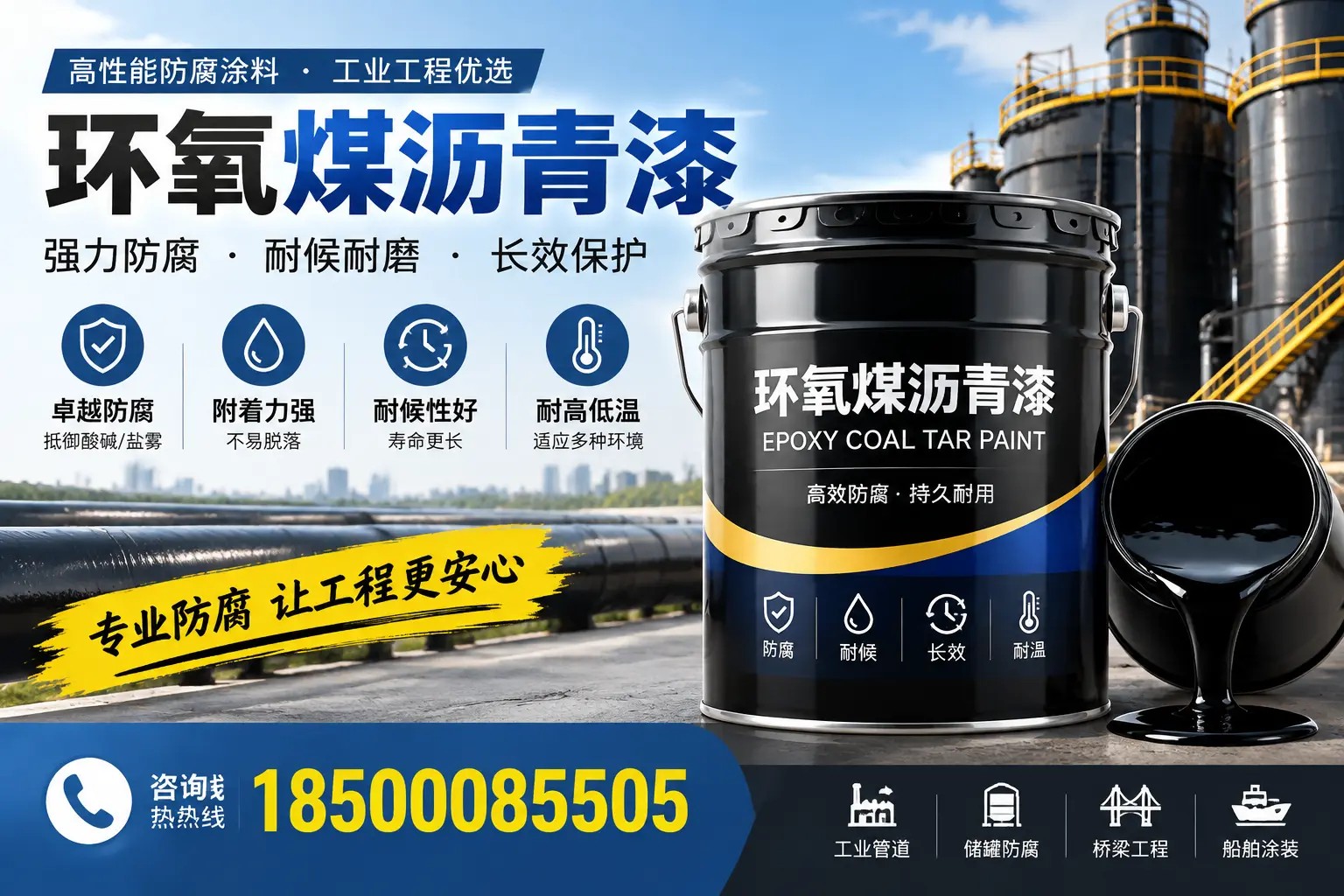 环氧煤沥青漆的施工方法与注意事项，确保在温州顺利完成